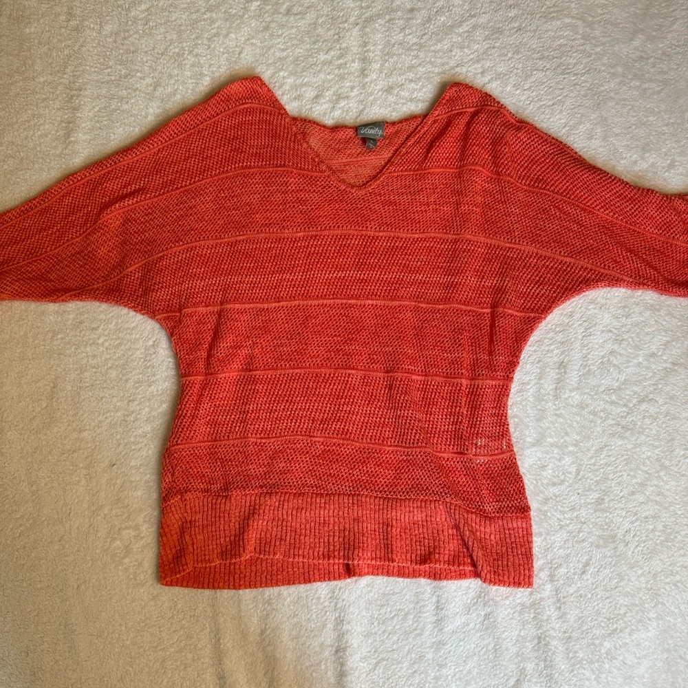 Orange Vanity Sweater